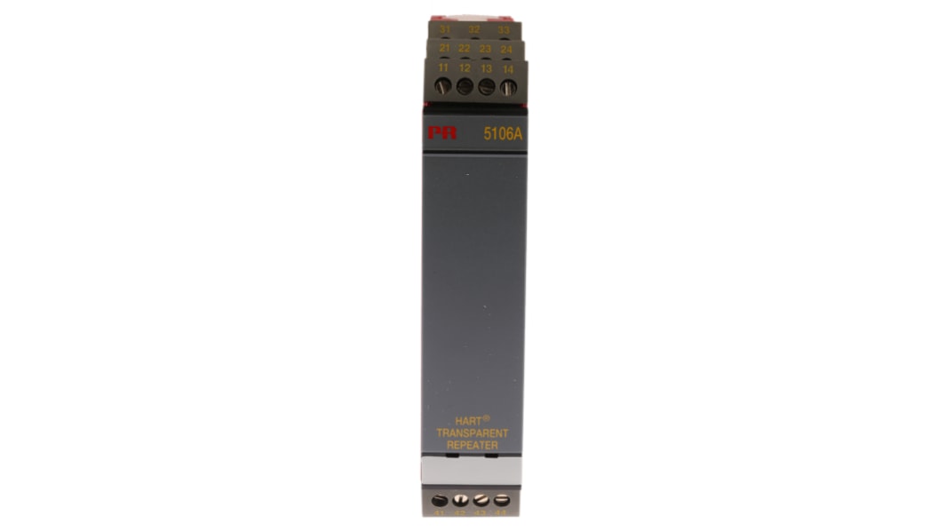 PR Electronics 5106A Series Transparent Repeater, 19.2 → 300 V dc, 21.6 → 253V ac Supply