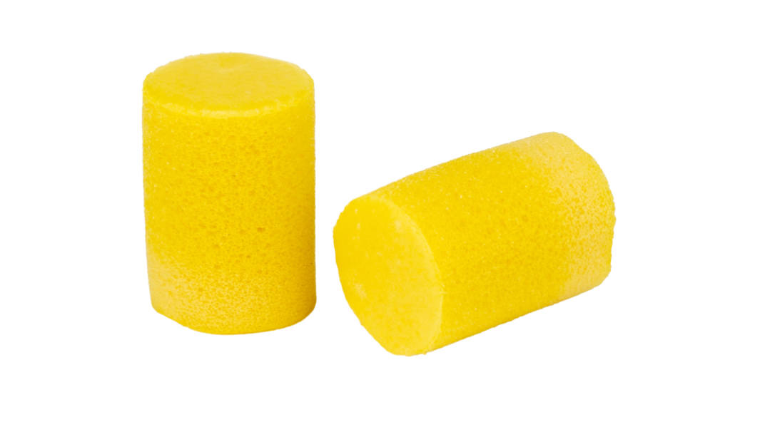 Tappi per orecchie Monouso in PVC 3M E.A.R, SNR 31dB, conf. da 500 coppie Uncorded, col. Colore giallo