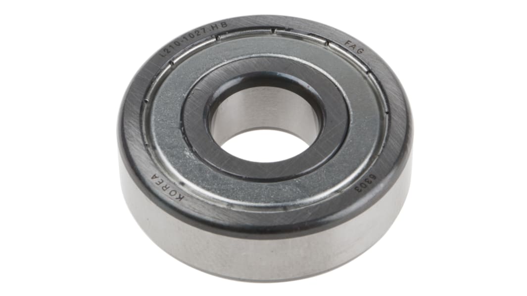 FAG Einreihiges Rillenkugellager Kugellager 1-reihig , Innen-Ø 17mm / Außen-Ø 47mm, Breite 14mm