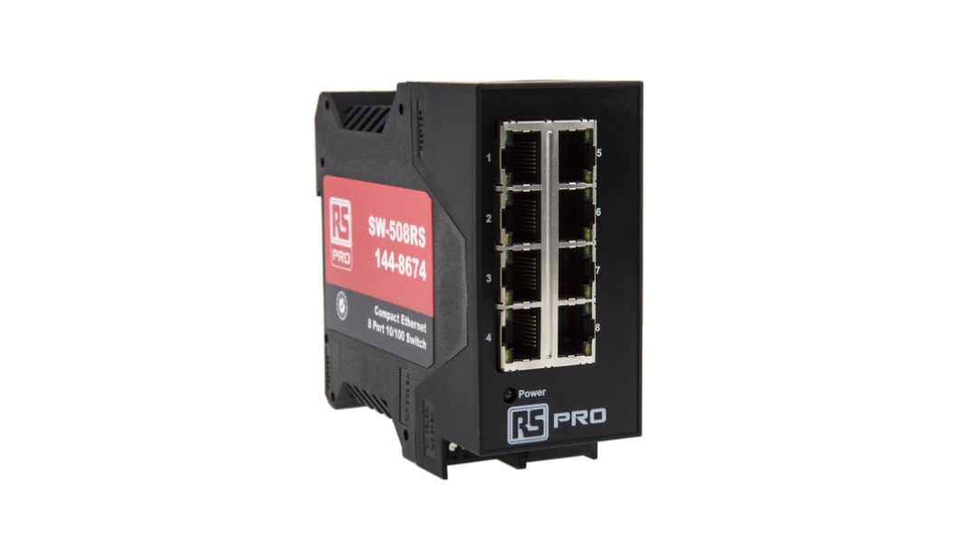 RS PRO Unmanaged 8 Port Ethernet Switch