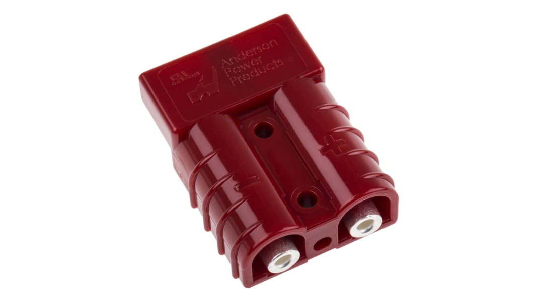 Anderson Power Products, SB50 Series Male Battery Connector, Cable Mount, 50.0A, 600 V