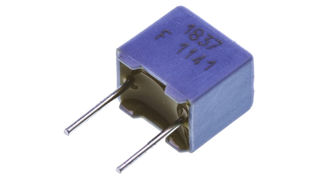 Vishay ポリプロピレン フィルムコンデンサ, 63 V ac, 100 V dc, 22nF, ±1%