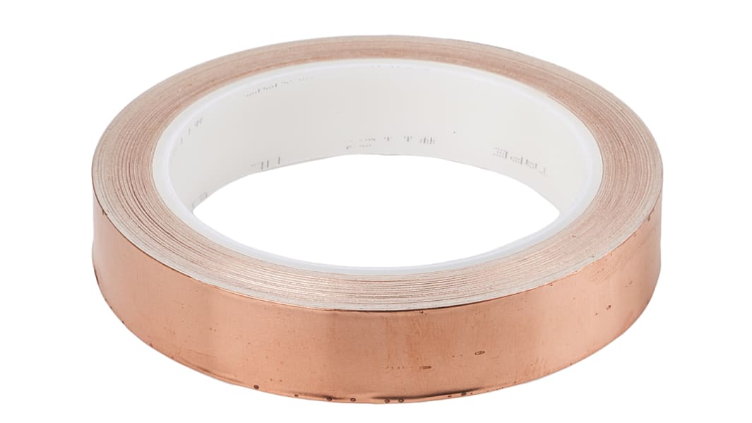 3M 1181 Conductive Metallic Tape, 19.1mm x 16.5m