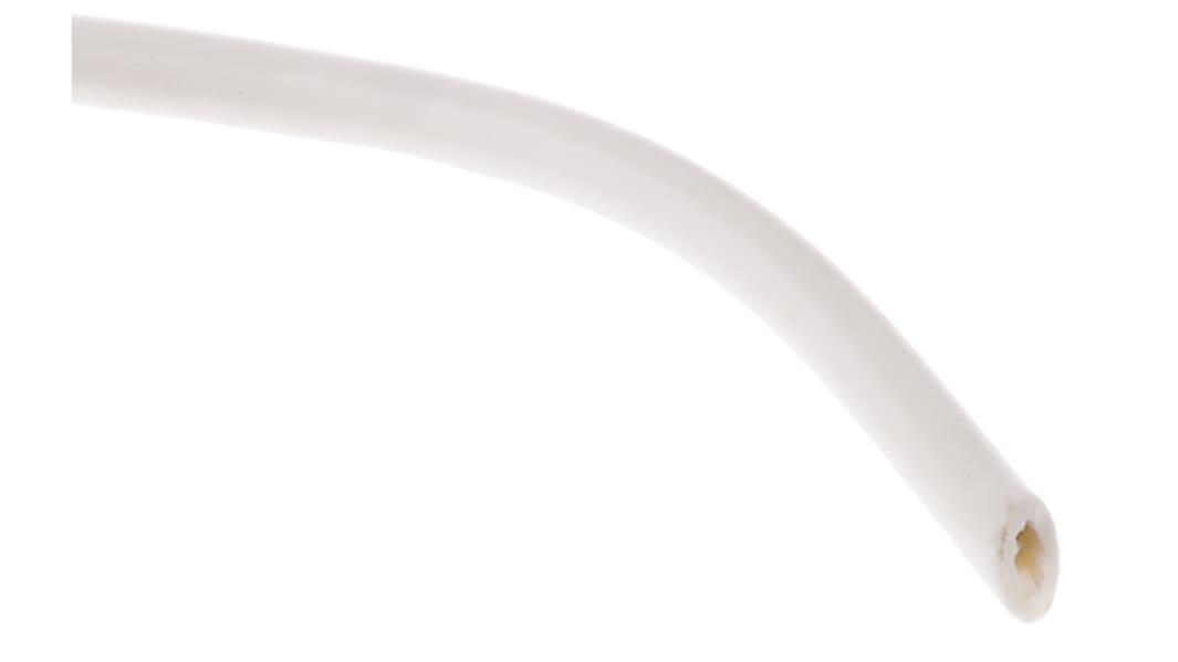 Alpha Wire Hook-up Wire PVC Series White 0.35 mm² Harsh Environment Wire, 22 AWG, 7/0.25 mm, 30m, PVC Insulation, 3051