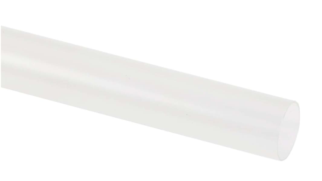 Gaine thermorétractable TE Connectivity, Diam. 9.5mm, Long. 1.2m, Rétreint 2:1, Clair