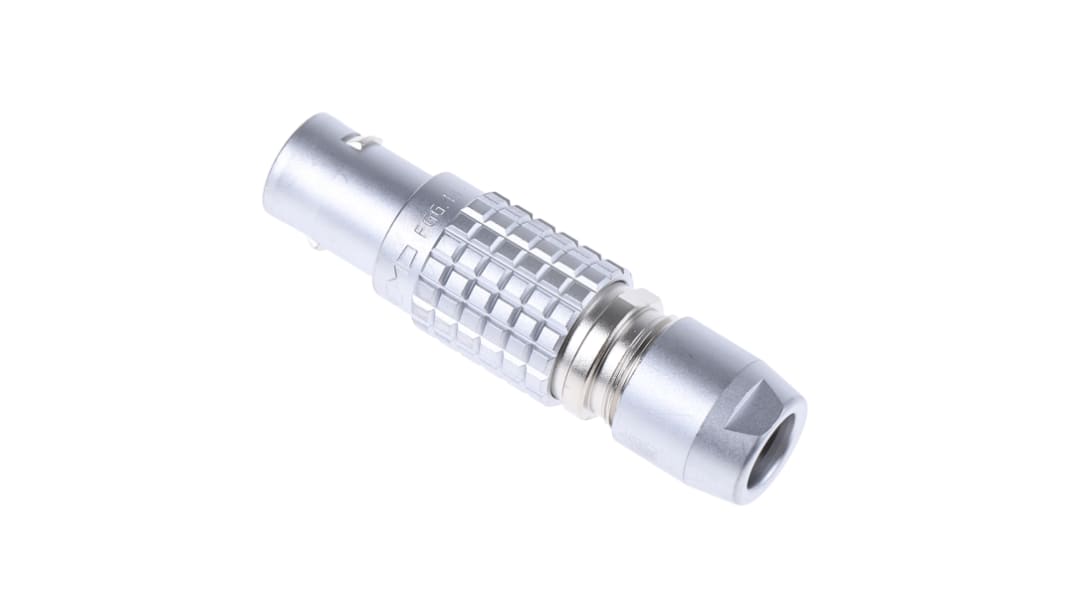 LEMO Circular Connector, 5 Contacts, Cable Mount, Plug, Male, IP50, 1B Series