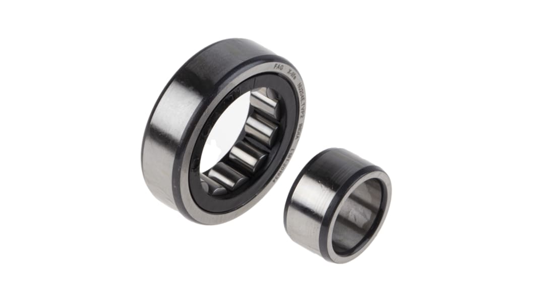 FAG ローラーベアリング, 内径：20mm, 外径：47mm, レース幅：14mm, NU204-E-XL-TVP2