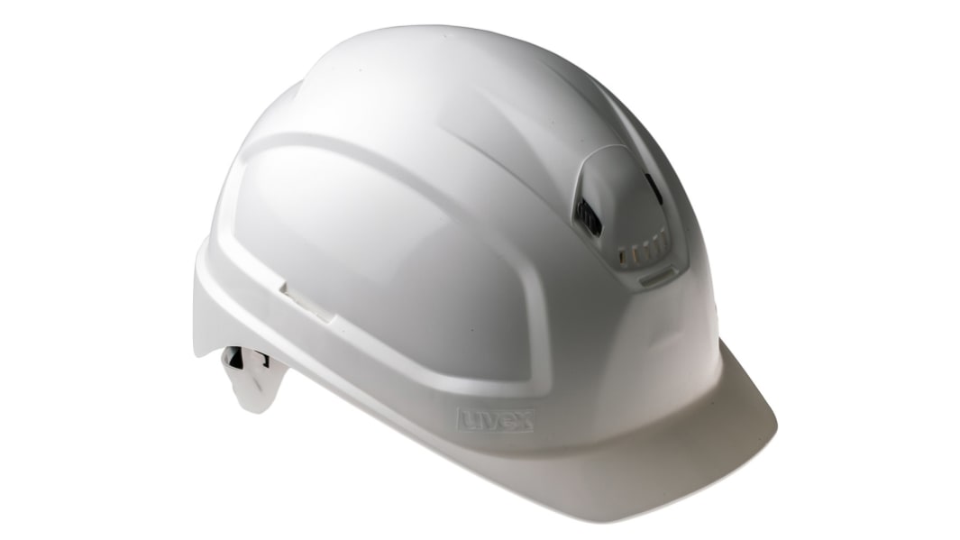Casque de sécurité uvex Ventilé en Polyéthylène Blanc, gamme Pheos