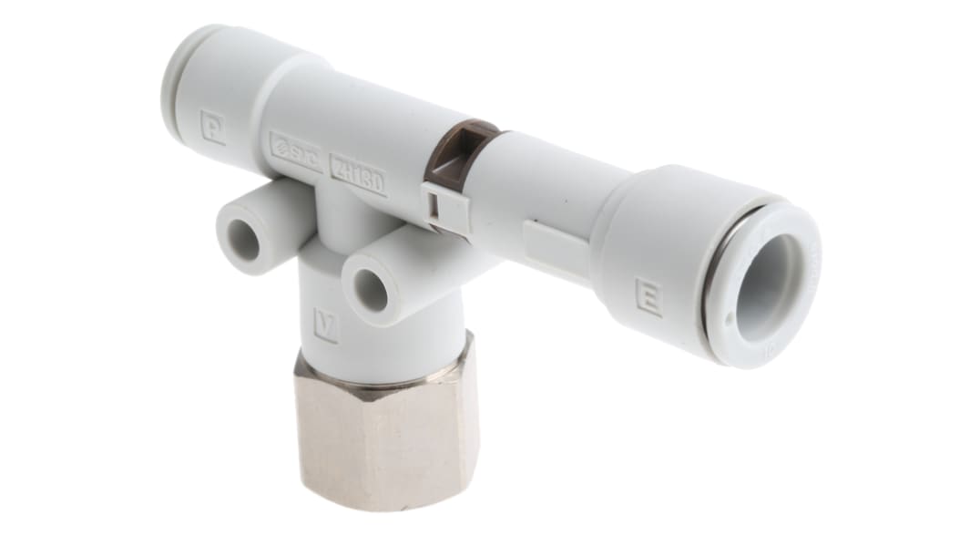 SMC Vacuum Generator, 1.3mm nozzle , -90kPa 40L/min, ZH series