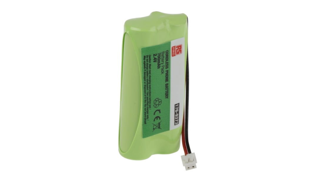 Bloc batterie rechargeable RS PRO 2.4V NiMH 700mAh AAA x 2