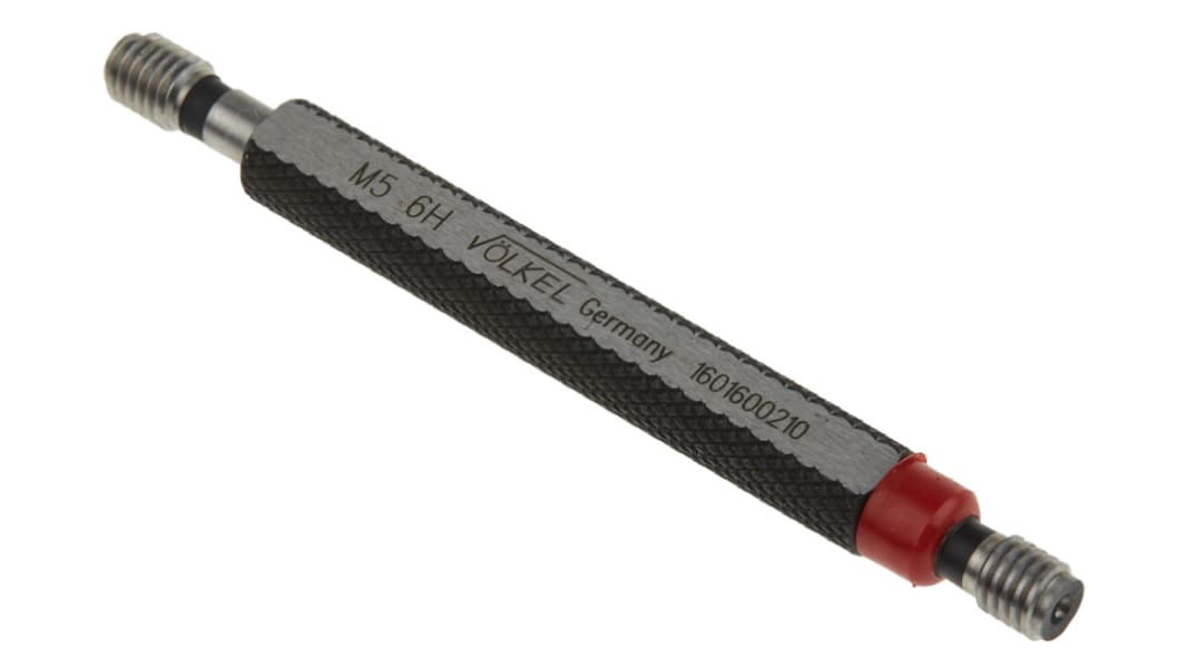 Calibro a tampone Misuratore filettatura connettore maschio Volkel, M5 x 0.8