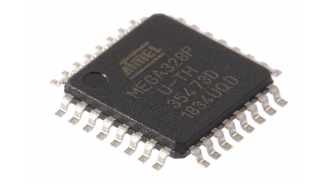 Microchip ATMEGA328P-AUR, 8bit AVR Microcontroller, ATmega, 20MHz, 32 kB Flash, 32-Pin TQFP