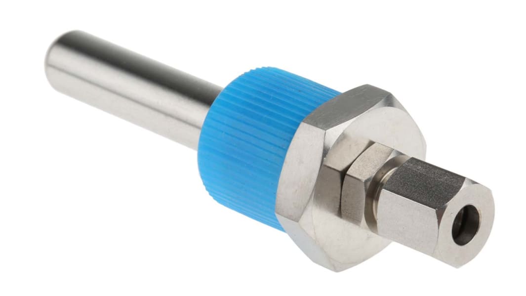 RS PRO 1/2 BSP Thermowell for Use with Temperature Probe, 6 mm, 11.1 (Pocket) mm Probe, RoHS Standard