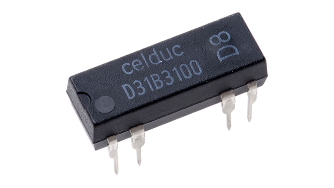 Reed-relæ 1-polet-NC, 0,5 A, 5V dc