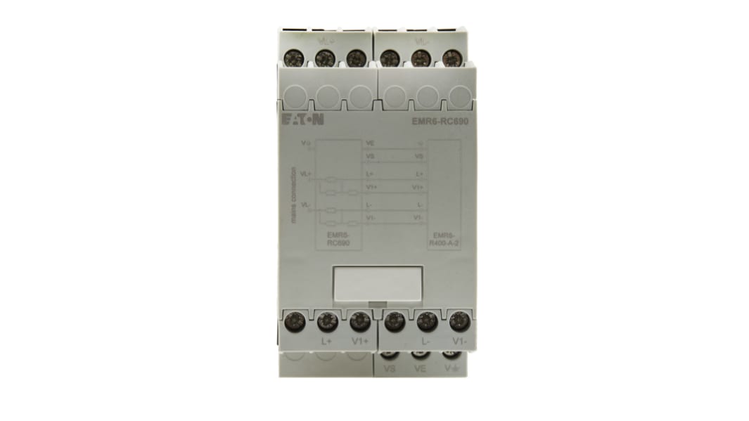 Eaton モニタリングリレー, DINレール, 0 → 690V ac, 184775 EMR6-RC690