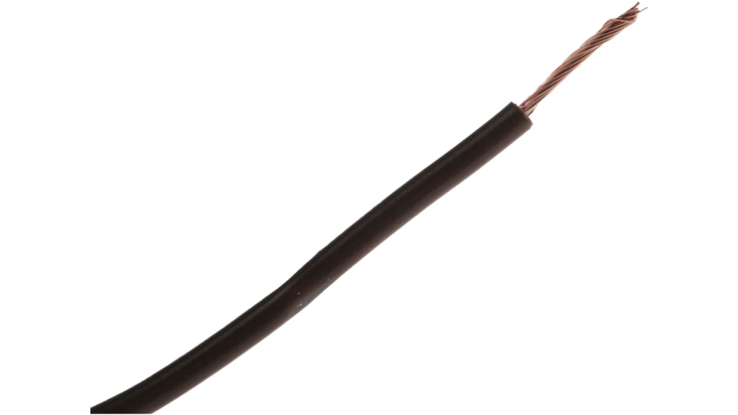 Cavo di collegamento apparecchiature RS PRO, 0.75mm², 20 AWG, , 1 kV c.c., 600 V c.a., 100m, Marrone, UL1015