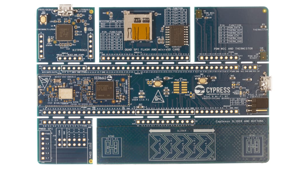Infineon PSoC™ 6 Wi-Fi BT PSoC Wi-Fi Board CY8CPROTO-062-4343W