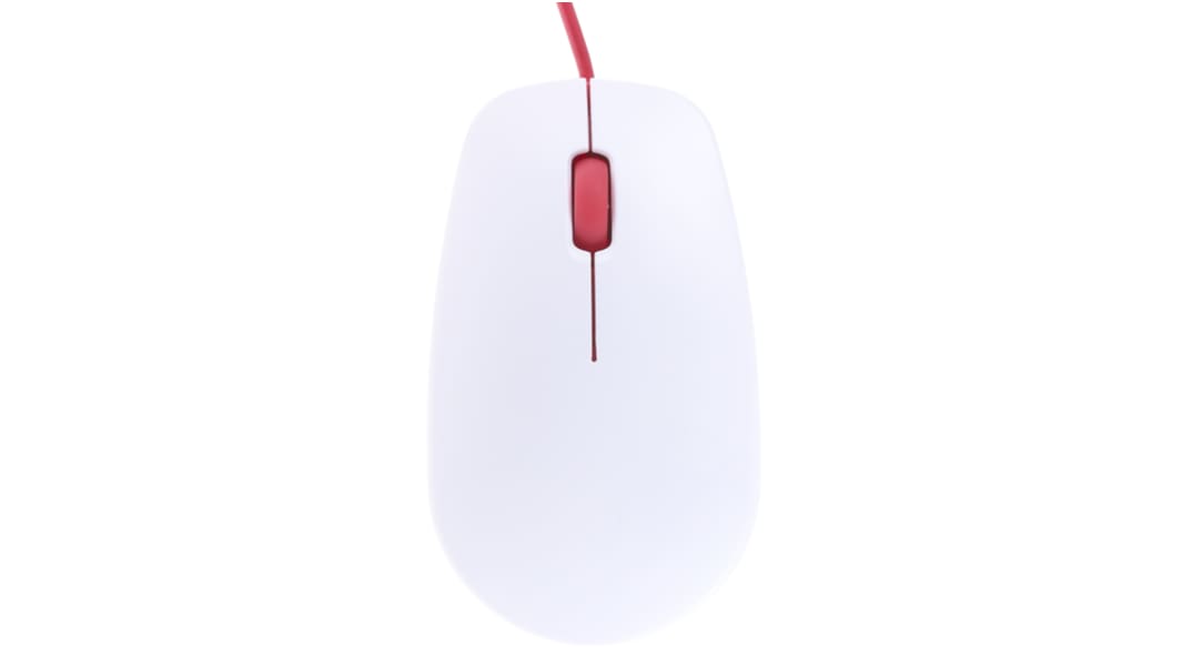 Souris Raspberry Pi Rouge, Blanc