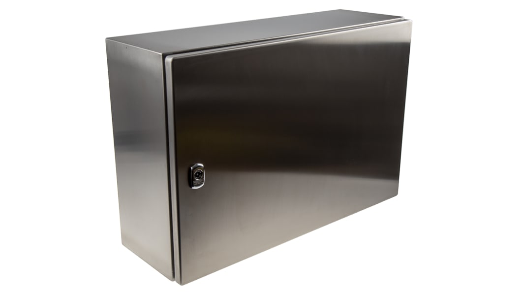 Contenitore a parete con portello Piatta Schneider Electric in Acciaio inox 400 x 600 x 200mm, col. , IP66