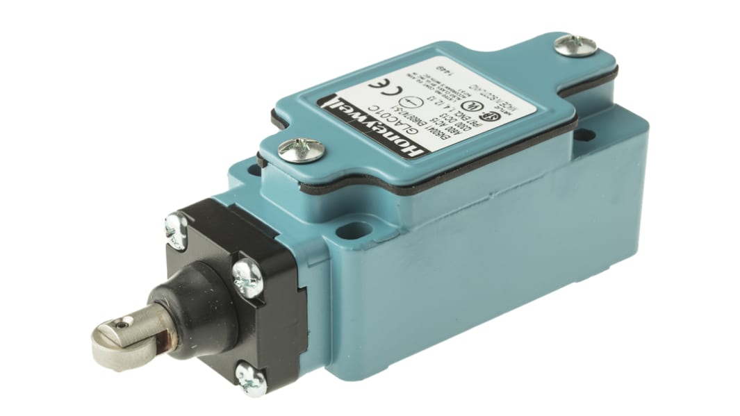 Honeywell GLA Micro Switch Series Roller Plunger Limit Switch, 1NO/1NC, IP67, Zinc Housing