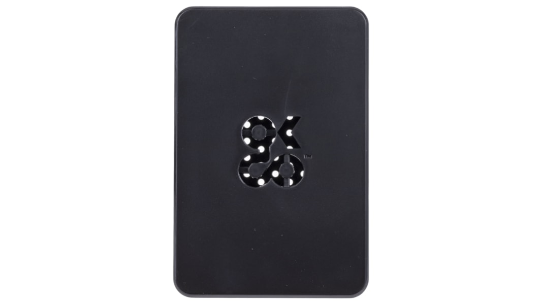 Caja Pi 4 Standard Okdo de Acrilonitrilo Butadieno Estireno (ABS) Negro