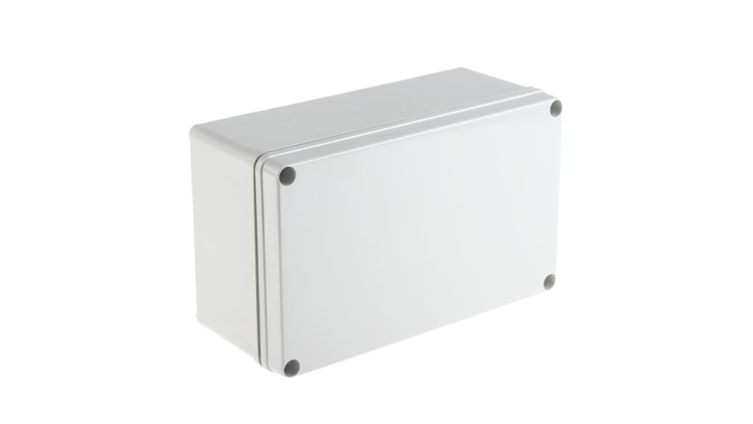 Fibox Piccolo Series Grey Polycarbonate Enclosure, IP66, IP67, Grey Lid, 230 x 140 x 95mm