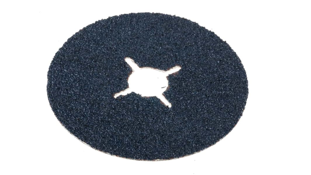 RS PRO Zirconium Sanding Disc, 115mm x 1mm Thick, 36+ Grade, P36 Grit, 25 in pack