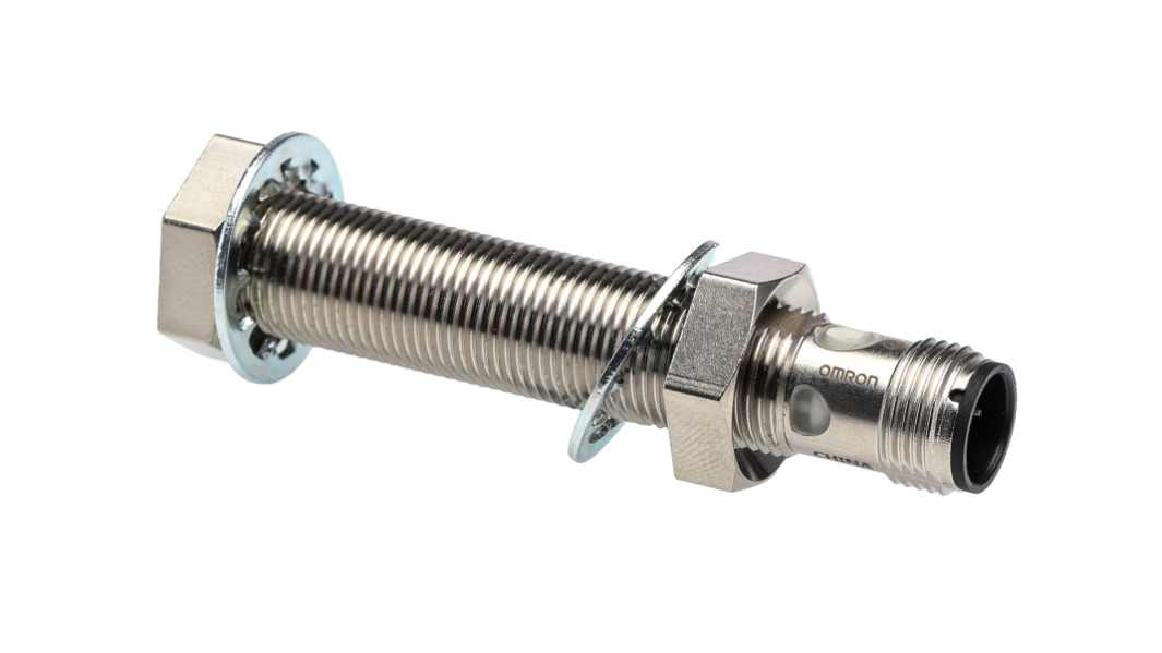 Sensor de proximidad Omron, M12, alcance 9 mm, interfaz IO-Link, 10 → 30 V dc, IP67, IP67G, IP69K, 700Hz