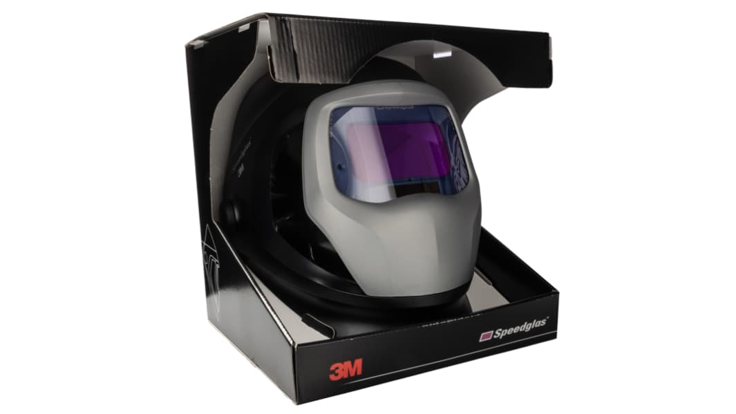 Elmetto per saldatura sollevabile 3M Speedglas 9100, lenti 54 x 107mm Auto oscuranti, Fascia regolabile