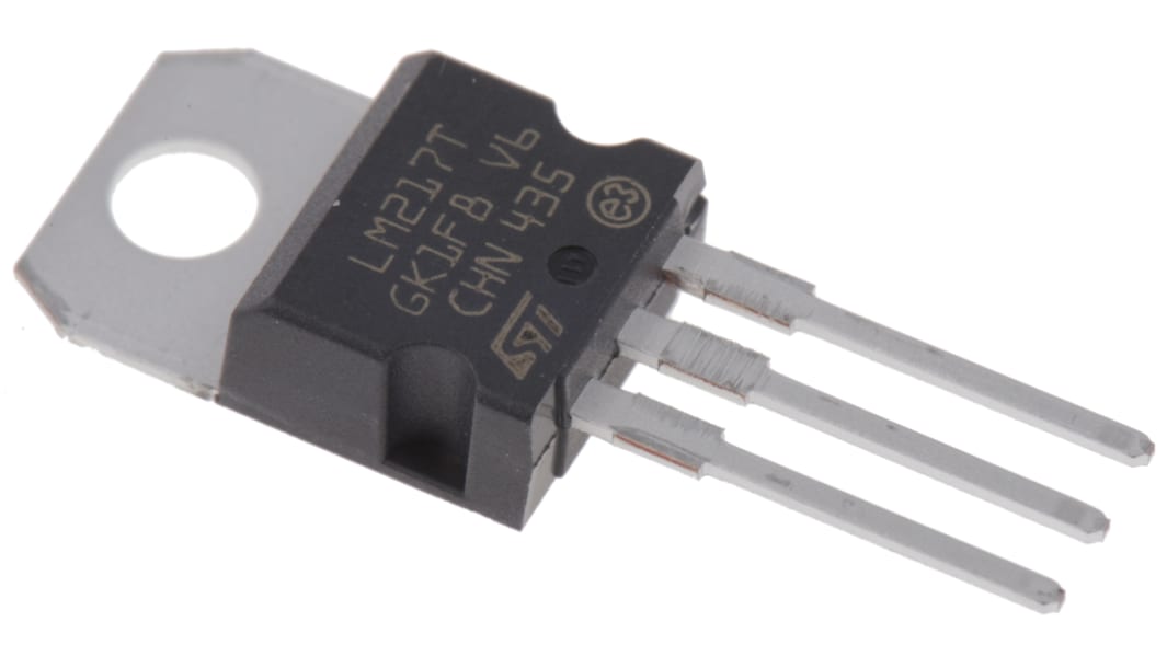 Régulateur de tension LM217T, 1.5A, A-220, 3 broches.
