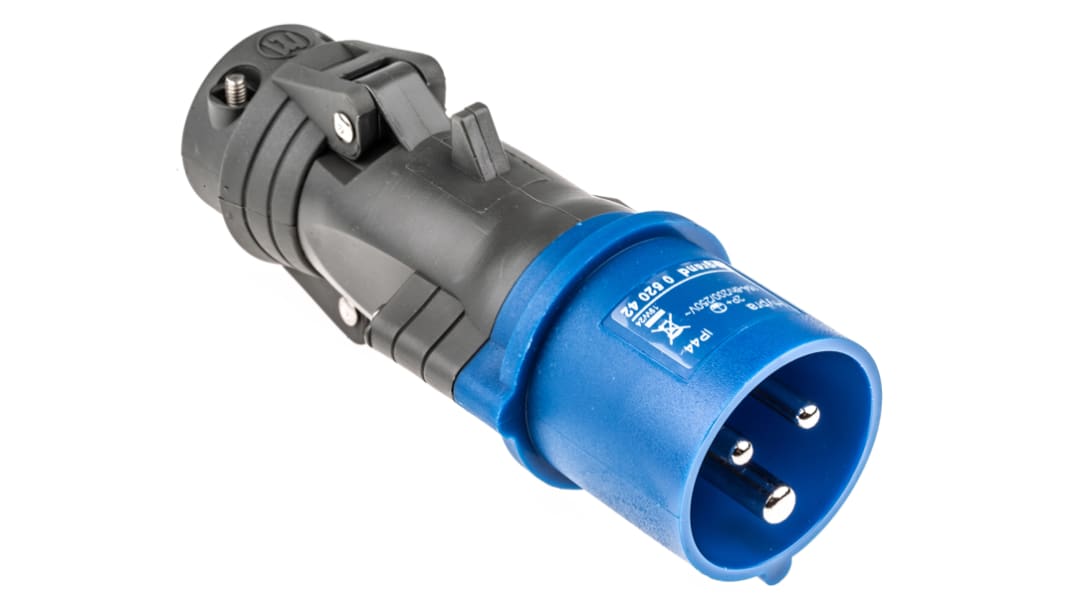 Connettore di alimentazione industriale Legrand HYPRA Maschio, 2P + E, 16A, Montaggio su cavo
