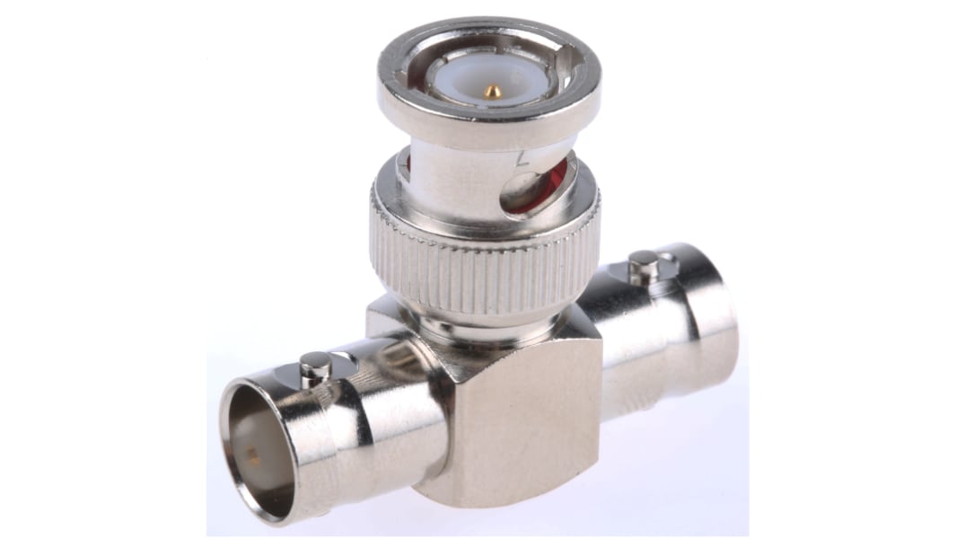 Telegartner Tee 50Ω RF Adapter BNC Socket Plug 4GHz