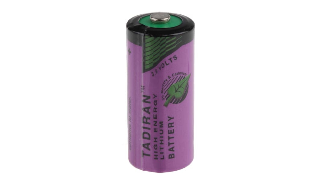 Batteria 2/3 AA Tadiran, Litio cloruro di tionile, 3.6V, 1.5Ah, terminale standard