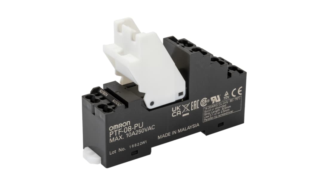 Omron Relaissockel zur Verwendung mit 2-polige Serie PTF PTF, Chassismontage, 250V