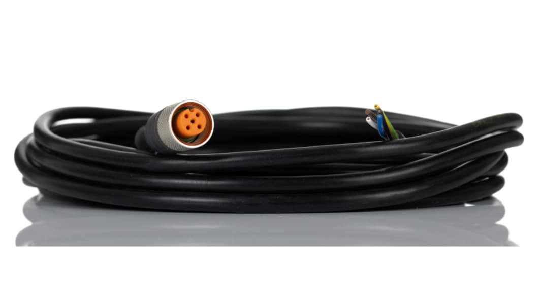 Lumberg Automation Straight Female 5 way M12 to Unterminated Sensor Actuator Cable, 5m