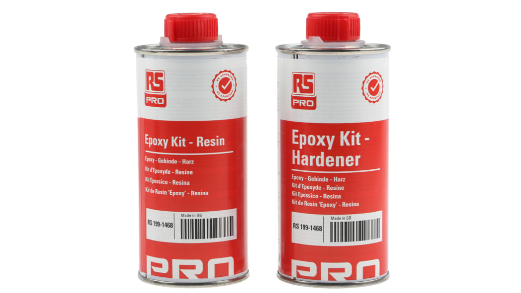 RS PRO Amber Epoxy Potting Compound 500 g