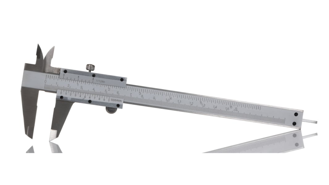 RS PRO Noniusmessschieber Analog Metrisch 150mm
