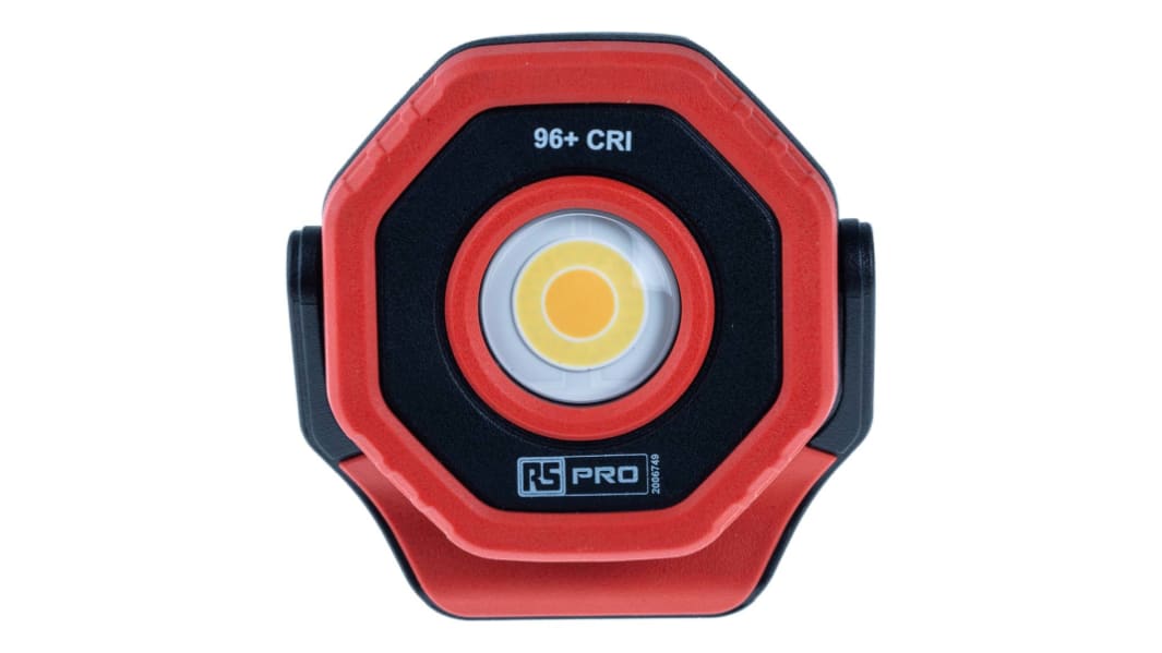 RS PRO CRI-LED Baustrahler Flutlicht Akku / 7 W, USB-Stecker