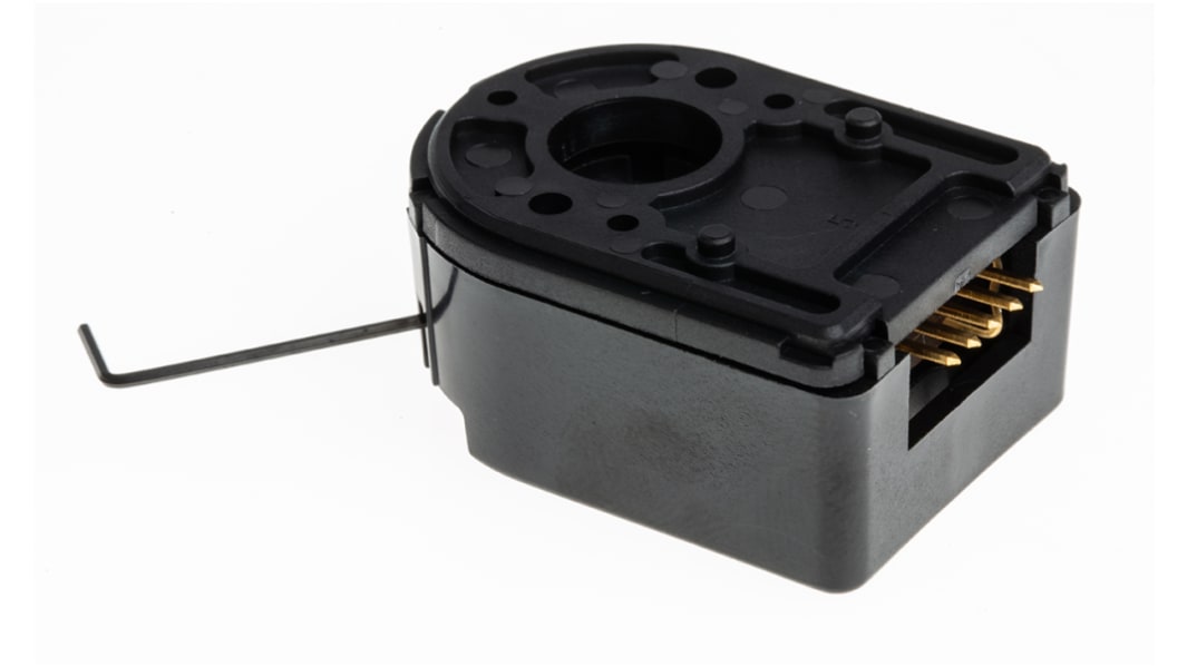 Encoder óptico Broadcom, 5V dc, eje de 1/4 plg, Hueco