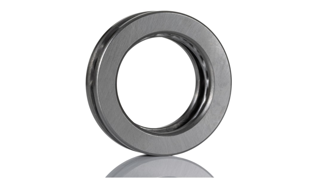 RS PRO 51108 Thrust Ball Bearing- Open Type 40mm I.D, 60mm O.D