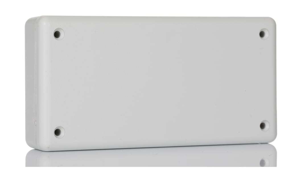 Caja Hammond de ABS pirroretardante Gris, 130 x 65 x 25mm, IP54