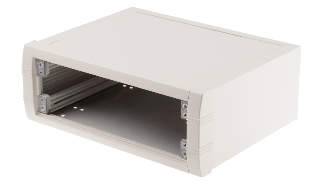 METCASE 筐体, アルミ, 230 x 180 x 85mm, 白, M5723107