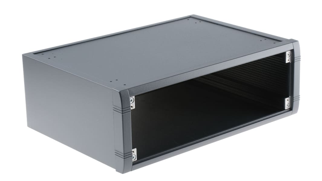 METCASE Mettec Grey Aluminium Instrument Case, 350 x 250 x 120mm