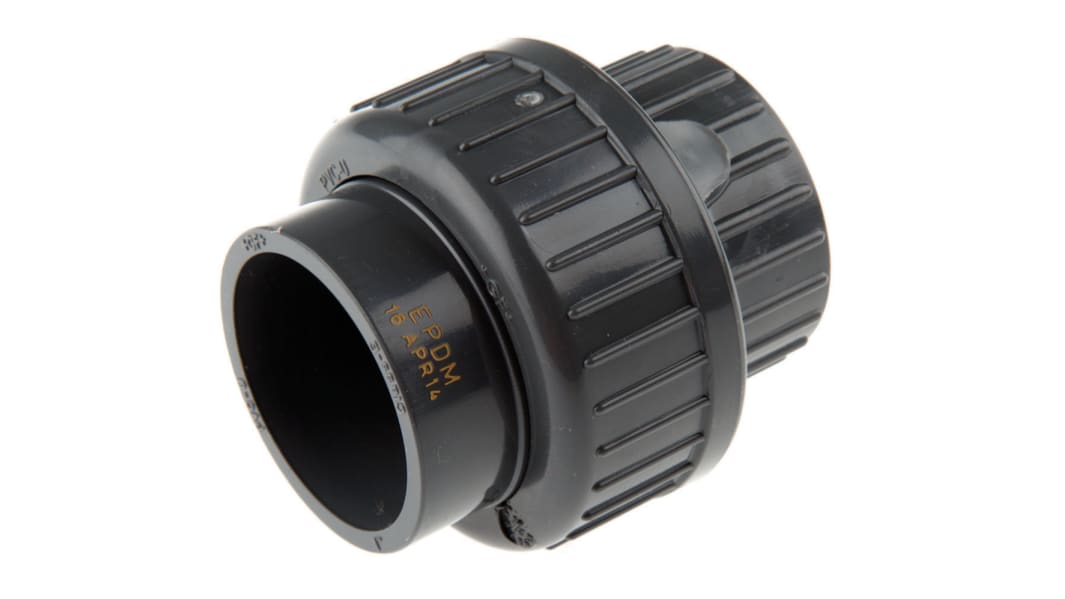 Georg Fischer Plastic Pipe Fitting, Straight Union, 1in