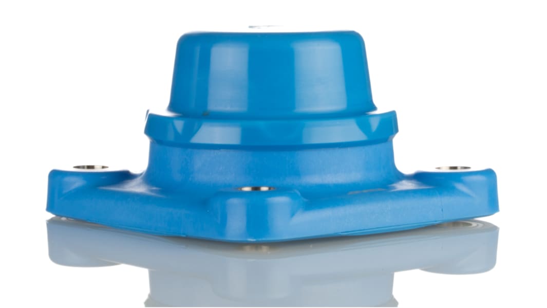 Cuscinetto flangiato SKF, 4 fori di montaggio da 11,5 mm, Ø int 30mm, dimensioni 112mm x 61.1mm x 61.1mm, in Acciaio