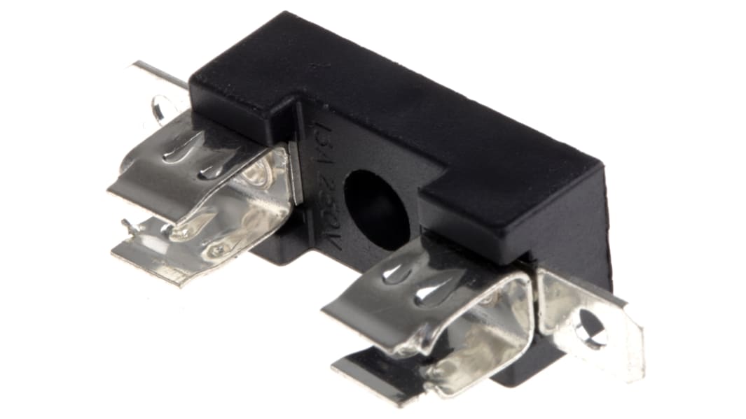 Bulgin 13A Base Mount Fuse Holder for 6.3 x 25mm Fuse, 250V ac