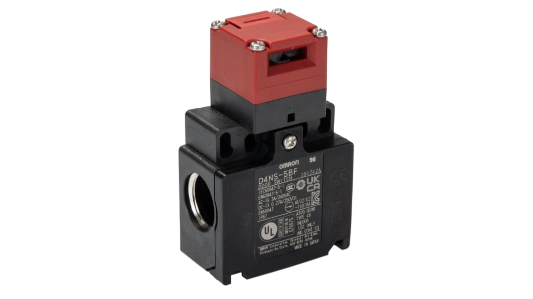 Omron D4NS Safety Interlock Switch, 2NC, Key, Plastic, Key