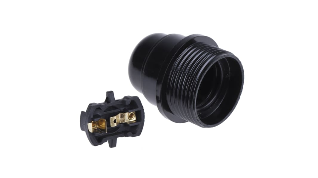 Portalámpara Resina termoformada, Casquillo E27, Montaje Soporte para varilla roscada, E27, Orbitec