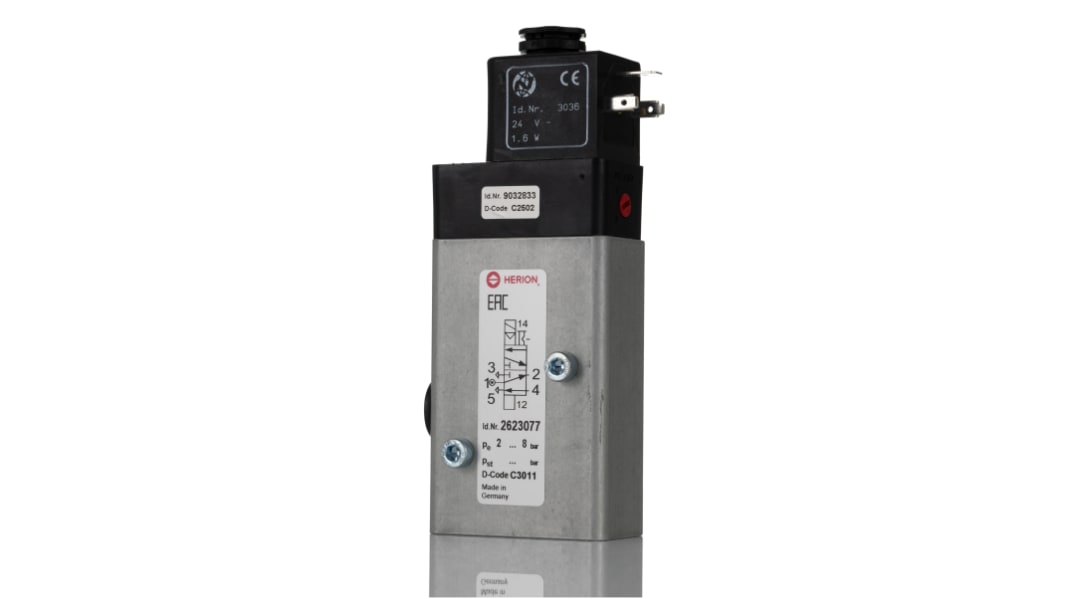 Norgren Pneumatic Solenoid Valve - Solenoid/Air G 1/4 26230 Series