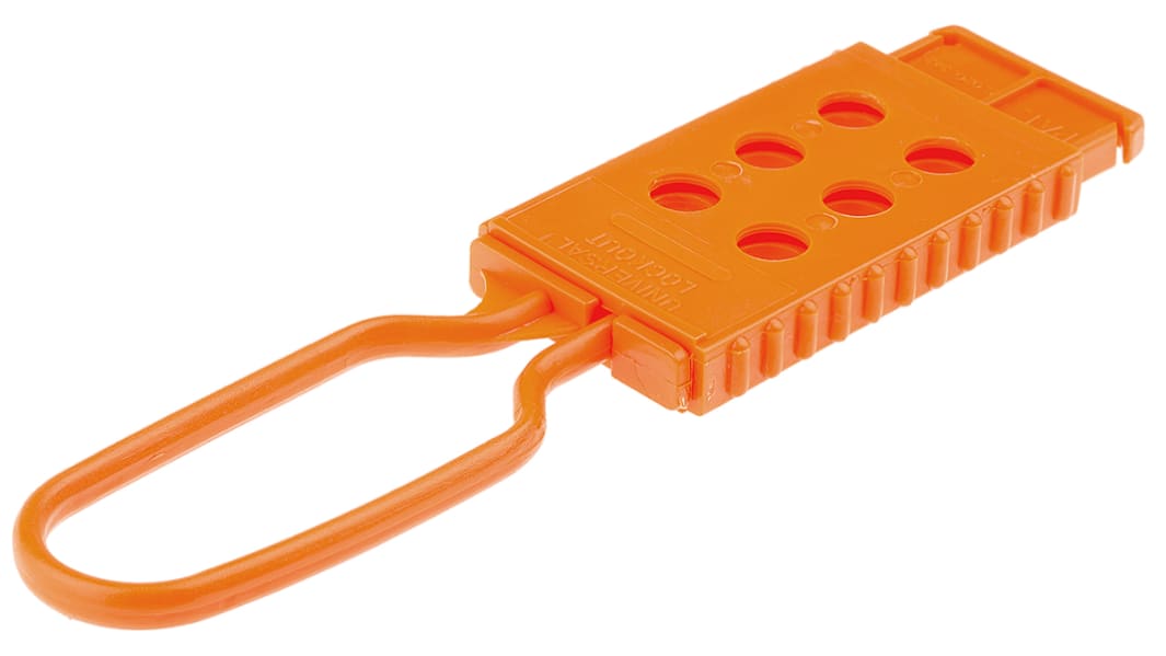 Occhiello di sicurezza Brady in Nylon, 6 fori di bloccaggio, grillo da 9.00mm